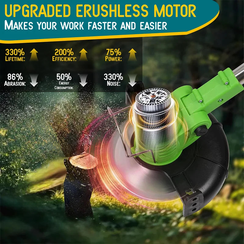 New Arrival gardening tools cordless lawn mowers riding weed trimmer weed eater suitable for courtyards and gardens