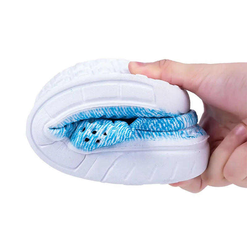 2025 Women Casual Clogs Breathable Beach Sandals Summer Slippers Slip On Womens Shoes Home Ladies Shoes Fashion Hollow Pantuflas