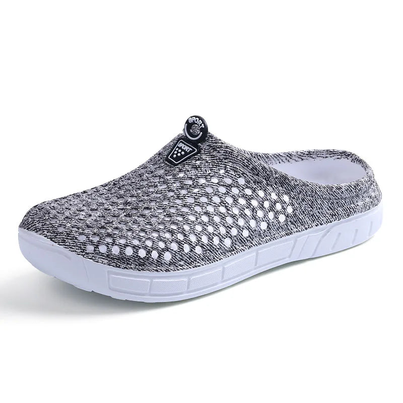 2025 Women Casual Clogs Breathable Beach Sandals Summer Slippers Slip On Womens Shoes Home Ladies Shoes Fashion Hollow Pantuflas