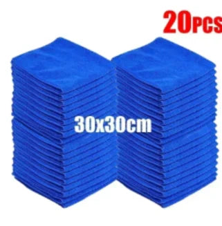 Cleaning Cloth,5/15/30pcs Soft Microfiber Car Cleaning Cloths, 25*25cm/9.84*9.84inch Polishing Detailing Rags For Auto, Motorcycle, Glass, Home Cleaning Towels