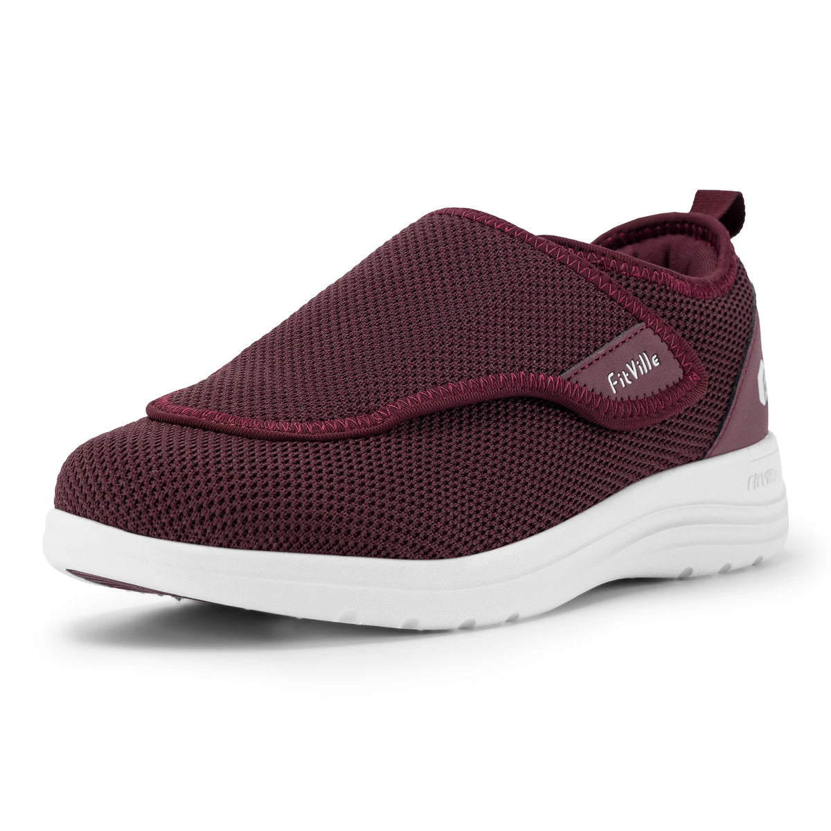 FitVille Women'S Extra Wide Diabetic Orthopedic Adjustable Walking Shoes, Elderly Footwear For Wide Feet, Swollen Feet & Foot Pain Relief