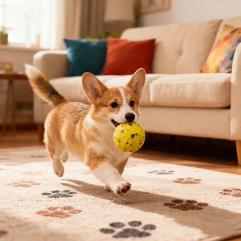 Interactive Dog Toys Dog Ball Automatic Moving Dog Ball Bouncing and Rotating Smart Ball for Small/Medium/Large Dogs Durable 3