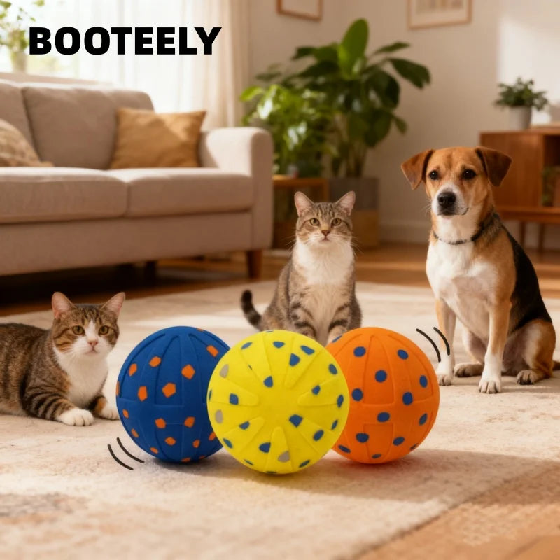 Interactive Dog Toys Dog Ball Automatic Moving Dog Ball Bouncing and Rotating Smart Ball for Small/Medium/Large Dogs Durable 3