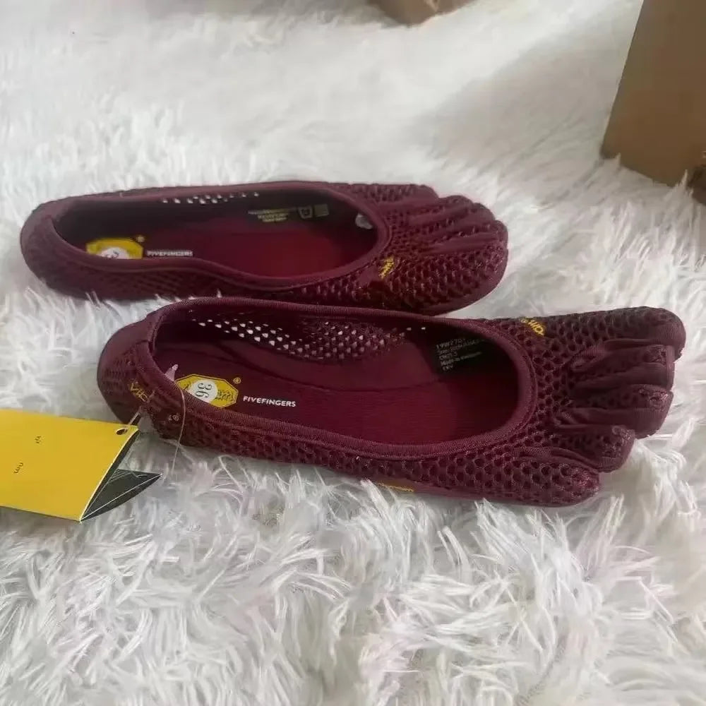 Lightweight Breathable and Quick-drying Five-toed V-Soul Sneakers Are Perfect for Yoga Walking Outdoor Activities Shoes for Women