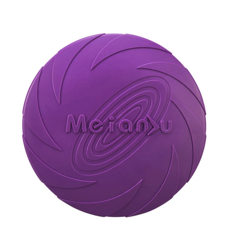 Dog Toys Silicone Flying Disc Fashion Multicolor Resistant Chew Toys Puppy Outdoor Game Trainning Interactive Supplies