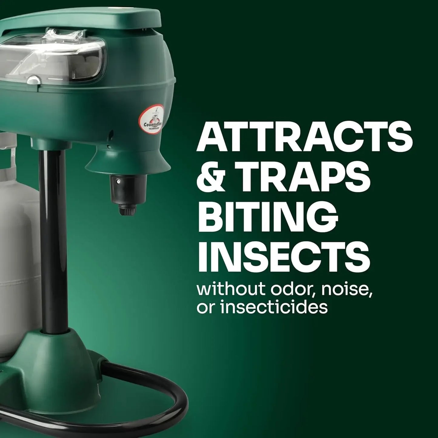 Outdoor Mosquito And Flying Insect Trap Protects Up To One Acre Green
