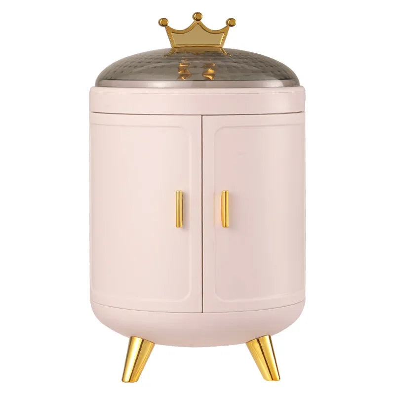 Crown Jewelry Organizer Box Jewel Jewellery Storage Case Travel Storage Bag For Rings Earrings Necklaces Plastic Container