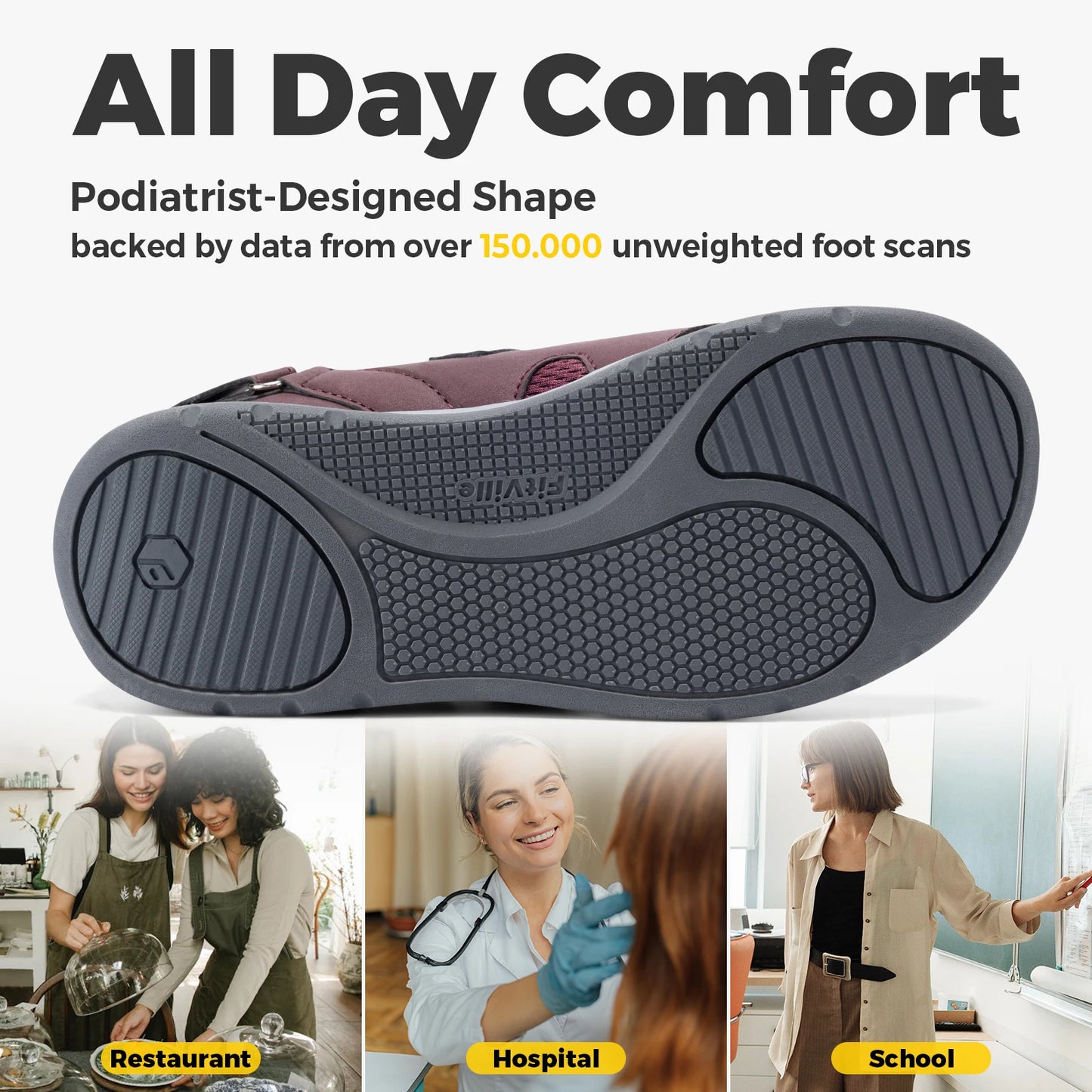 Fitville Women's Sandals Mary Jane Casual Shoes Widened Toe For Swollen Feet Lightweight Breathable Outdoor Elderly Shoes Sandal